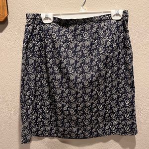 Eddie Bauer blue skirt